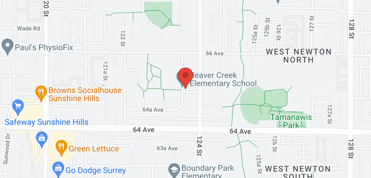 map of 12355 65 AVENUE